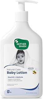 Mother Sparsh Natural Care Baby Body Lotion-400ml | Baby Lotion For All Skin Types | With Organic Shea Butter, Coconut Oil Price In India
