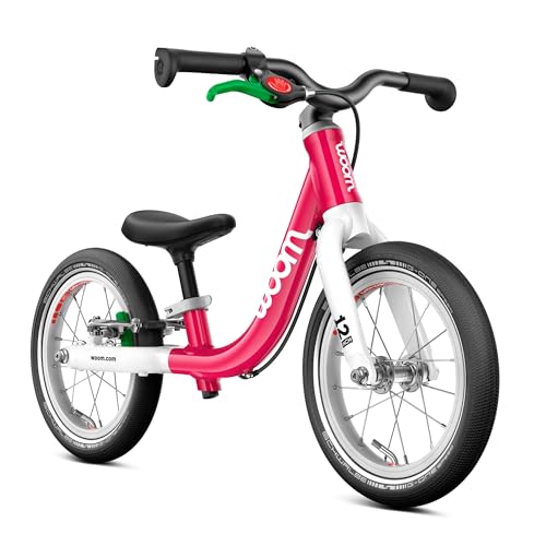 Image of woom GO 1 & GO 1 Plus Balance Bike for Toddlers & Kids 18 Month to 4.5 Years Old, 12-Inch & 14-Inch Lightweight Bicycles for Boys & Girls