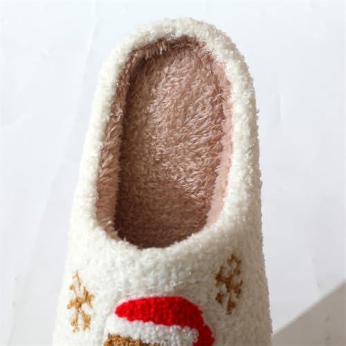 Premium Comfort Fleece Thermal Non Slip Women's Fuzzy House Slippers Indoor Soft Warm Cute Kawaii Shoes Cushion Sole4