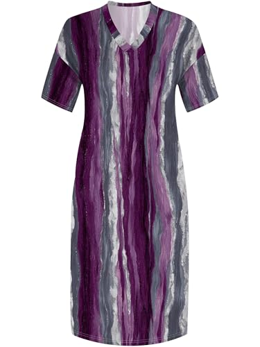 Image of SUZONANA Plus Size Dresses for Curvy Women African Print American Dress Summer Outfits Casual Loose with Pocket