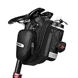Rhinowalk Cycling Seat Post Bottle Holder Saddle Bag with Water Bottle Pocket for...