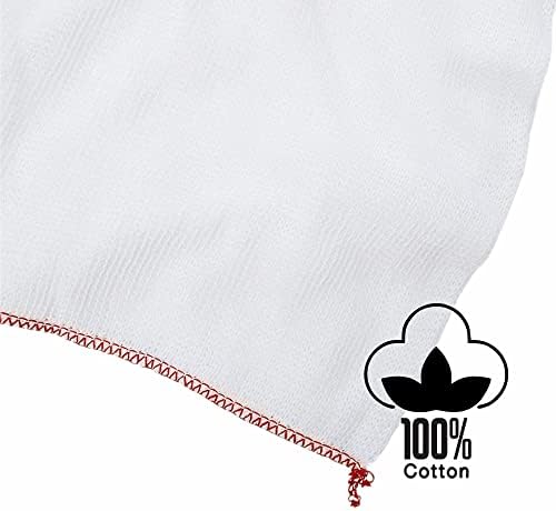 Dishcloths Super Soft Absorbent Heavy Duty Cotton Dish Cloths For Multipurpose Household Cleaning Scrubbing Cloth Washing Up Kitchen Glass Window Home Accessories Reusable White Towel (Pack Of 10)