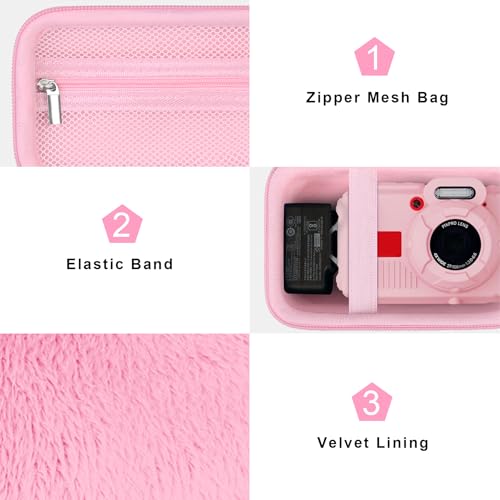 Funda rígida para cámara digital Kodak PIXPRO WPZ2 rosa miniatura 5