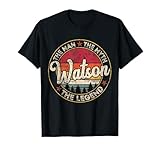 Watson The Man The Myth The Legend Personalized Name T-Shirt