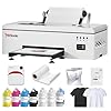 RocRow InkSonic R1390 DTF Printer, A3 T-Shirt Printing Machine, C13 Apparel Printer Bundle, 13" DTF Printer Machine, Direct to Film, Commercial Custom Printing, T-Shirt Maker for Clothes Design,1390