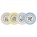 Portmeirion Botanic Garden Terrace Scalloped Edge Dessert Plates asst Set of 4
