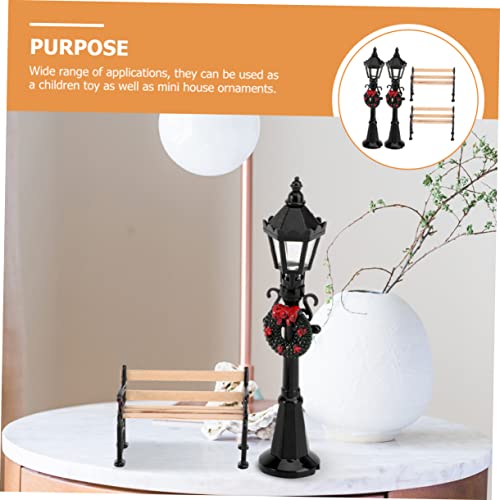 Toyvian 4Pcs al di Fuori Banco Mini Bambola