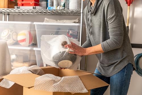 Duck Brand Small Bubble Cushioning Wrap for Moving & Shipping 600 FT Total - Bubble Packing Wrap for Extra Protection Packaging Boxes & Mailers - Clear Bubble Roll Moving Supplies 150 FT Each 4 Rolls by Duck - Image 5