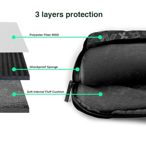 Maletín para portátil 13 pulgadas impermeable con asa miniatura 5