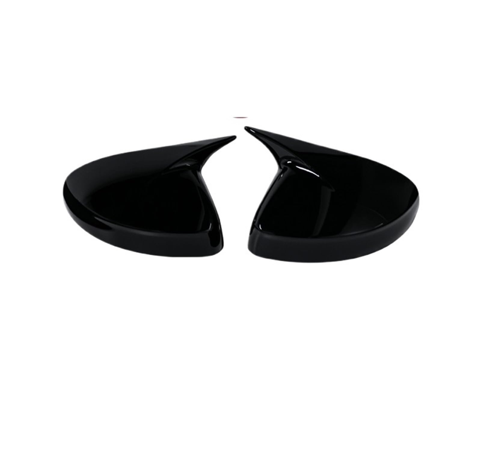 Misura Per Audi A1 2011-2018 Auto Retrovisore Laterale Copertura Dello Specchio Ala Cap Esterno Porta Borsette Trim ABS Accessori In Carbonio copertura specchietto retrovisore(Bright black)