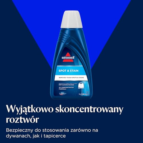 BISSELL SpotClean ProHeat, Odkurzacz Piorący do Tapicerki, Odkurzacz Wodny z Technologią HeatWave, Odkurzacz do Prania Dywanów, Tapicerki, Samochodów, Kanapy i Innych, Mocny Silnik 330W, 36988