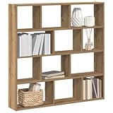 Generisch Würfelregal 12 Fächer Artisan-Eiche Holzwerkstoff,Möbel,Regalsysteme,Wandregale,860012
