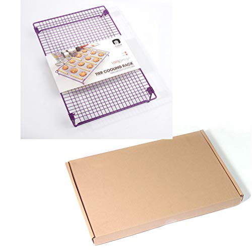 Rack de resfriamento antiaderente antiaderente para assadeira e assadeiras de biscoito empilháveis p