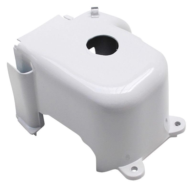 cyclingcolors Copri protezione coperchio cilindro per moto, scooter, ciclomotore, compatibile con mbk booster stunt yamaha bw's slider blanc
