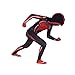 NAWAKOL Superhero Cosplay Costumes for Kid Halloween Bodysuits Unisex Spandex Costume (Redblack, 4T)…