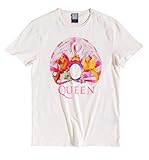 Unisex T-Shirt Vintage White Queen Night at The Opera Crest T Shirt