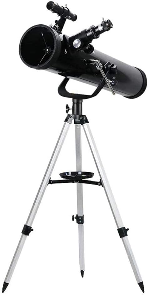 Astronomical Reflector Telescope 700/76mm 525X Professional Lens Large Caliber Monocular with Tripod Finder Scope Moon Filter Beautiful Home