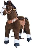 PonyCycle Official New 2021 Series Ride on Horse with White Hoof and Realistic Sound Feature Toy...