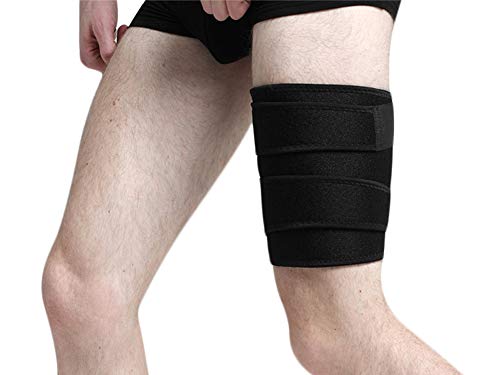 Support de cuisse en néoprène réglable avec bandage de compression sport
