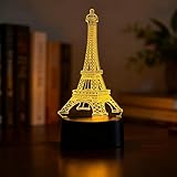 tour eiffel lumineuse 1m40 Design unique avec effet 3D captivant : cette lampe Tour Eiffel Lamoe à l'illusion 3D envoûtante est dotée d'un panneau acrylique innovant gravé au laser, créant un effet d'illusion d'optique 3D époustouflant (remarque : l'effet 3D est purement visuel ; la lampe elle-même est de conception plate). Elle ajoute une touche ludique, ce qui en fait un objet décoratif ravissant pour les chambres d'enfants