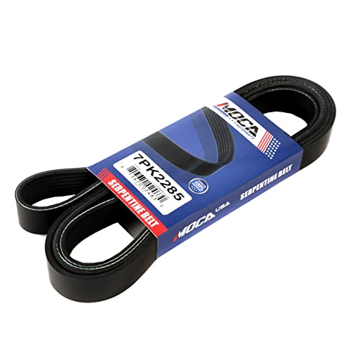 WINBEST EPDM Serpentine Belt 7PK2285 Compatible with 2005-2015 for Toyota Tacoma 2.7L, 1993-1995 for Jeep Grand Cherokee 5.2L, 1993 for Jeep Grand Wagoneer 5.2L