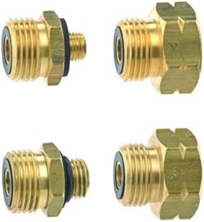 Euro adapter set for European propane/butane gas bottles gas adapter