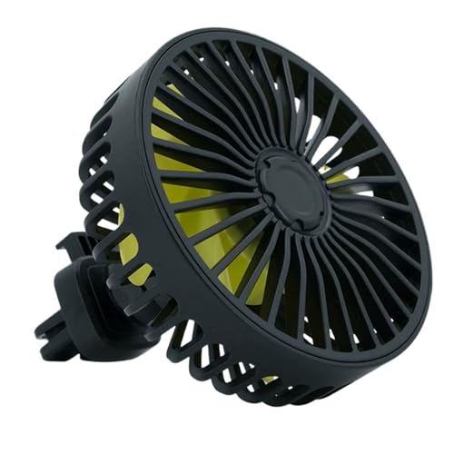 Ventilador De Coche Compacto Genérico | Aire Acondicionado De Escritorio Automático | Ventilador Eléctrico 5V USB Para Interior Y Exterior - Accesorio Refrescante Para Días Calurosos