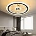 Wentylator sufitowy LED z nowoczesnym oświetleniem Niewidoczny wentylator Lampa sufitowa Ultra cichy wentylator Lampa sufitowa Możliwość przyciemniania Wentylator żyrandolowy Salon