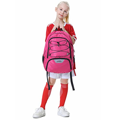 Hsmihair Youth Soccer Bag-Soccer Backpack & & Backpack For Football Volleyball Basketball,With Ball Compartment And Separate Cleat Training Package #TOP7