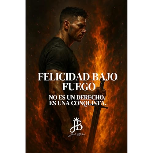 FELICIDAD BAJO FUEGO Audiolibro Por Jack Baker arte de portada