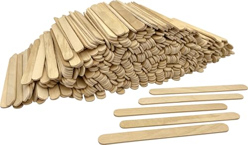 Teacher Created Resources Craft Sticks - Box of 500 Premium Birch Wood 4 1/2 x 3/8 Natural Unfinished for Arts & Crafts DIY Projects School & Classroom Supplies Food Safe