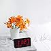 BOCTOP Desk Digital Alarm Clock for Bedroom, Red 6