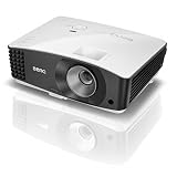BenQ MX704 Proiettore DLP, XGA 1024 x 768, Luminosità 4000 ANSI Lumen, Contrasto 13.000:1, 2 x HDMI 1.4a, Correzzione Trapezio Verticale e Orizzontale, Bianco/Nero [Vecchio Modello]