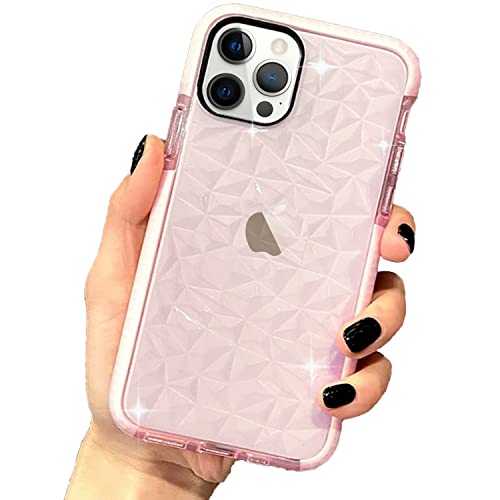 LLZ.COQUE - LLZ.COQUE for iPhone 6/6S Clear Glitter Diamonds Sparkly Silicone Shockproof Case, Pink