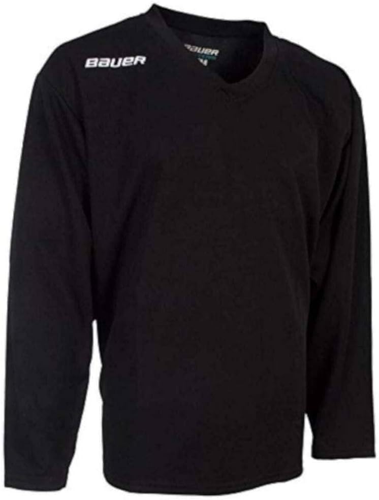 Ice Hockey S17 Flex Practice Training Jersey Shirt Senior (Black, XL)