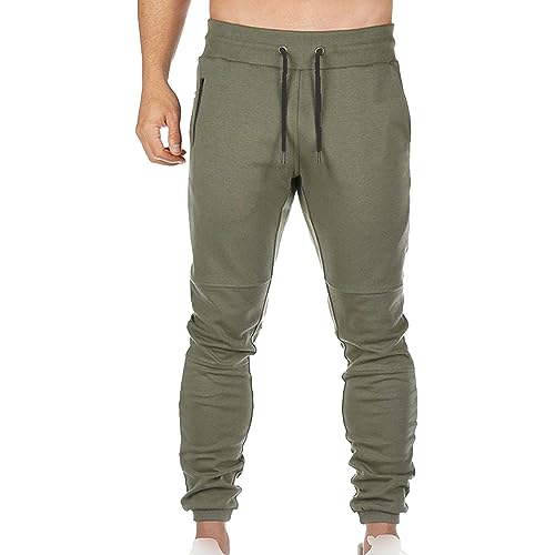 Pantalon d'entraînement de gym coupe ajustée pour homme sportif