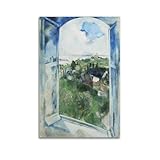 Märc Chägall Malerwerk (Fenster mit Blick auf die Insel 