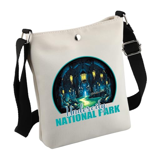 WOW Video Games Inspired Gift U National Park Crossbody Bag WOW Games Player Gift For Games Lover