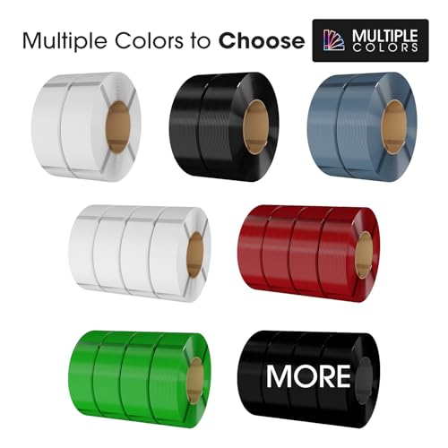 Image of eSUN PLA Basic Refilament 1.75mm, 3D Printer Refill High Speed PLA for Fast Printing, 1KG per Roll, 4 Rolls Spoolless 3D Printing Filament for High Speed 3D Printers, Silver