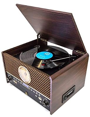 Equipo música DAB con tocadiscos GPO Chesterton