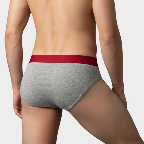 Image of Levi's Cotton Elite Brief | Premium Men's Brief Underwear | 4-Way Stretch | Outer Elastic Waistband | Double-Layered Pouch | Style 073 | Pack of 1