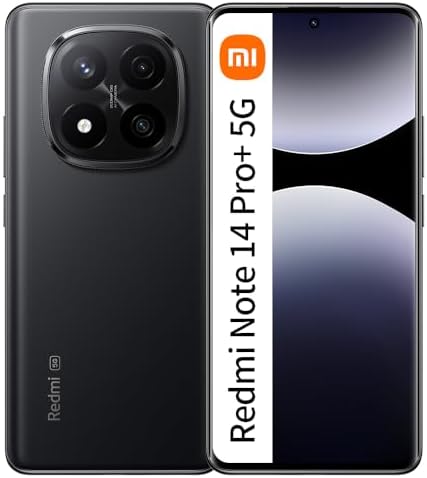 Smartphone Xiaomi Redmi Note 14 Pro+ Plus 5G Preto 12GB RAM 512GB...
