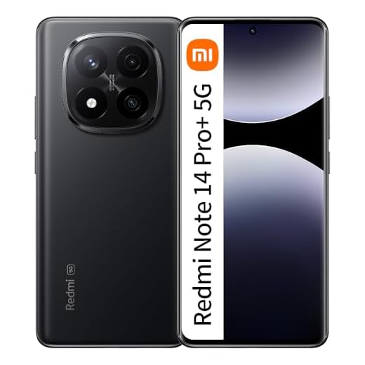 Smartphone Xiaomi Redmi Note 14 Pro+ Plus 5G Preto 12GB RAM 512GB ROM NFC Modelo 24115RA8EG