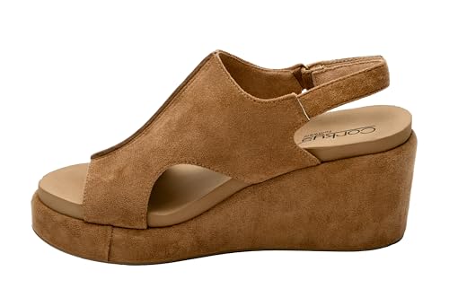 Image of Corkys Footwear Womens Carley Wedges, Featuring Corkys EVA Foam Cushioned Insoles, A 2.5 Inch Heel, Lightweight For All Day Wear, And Hook And Loop Closure