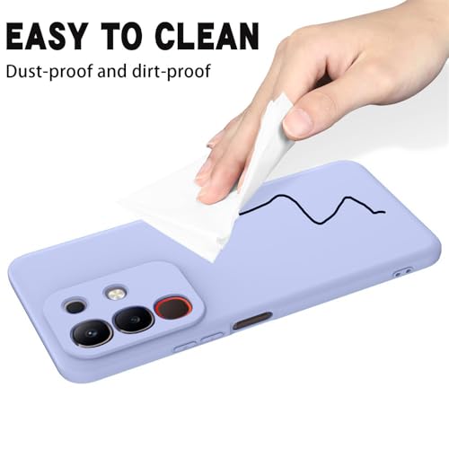 Image of Back Cover for Vivo Y31 Pro 5G | Full Camera Protection | Premium Liquid Silicon Case | Flexible Bumper Case for Vivo Y31 Pro 5G (Purple)