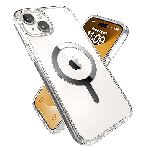 Image of Speck Case with MagSafe for iPhone 15 Plus, Clear