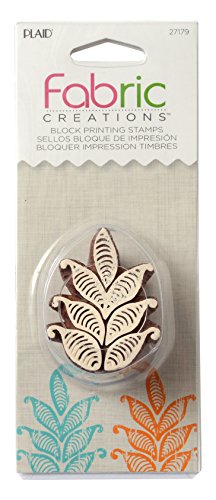 Fabric Creations Block Printing Stamps, Small Fern