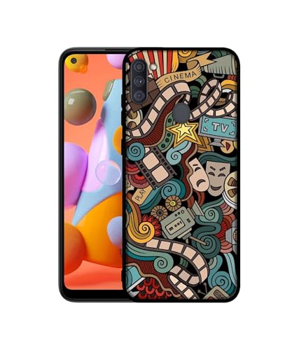 Image of Movies Design Premium 2D Printed Metal Back Case Cover for Samsung Galaxy A11 4G / M11 4G