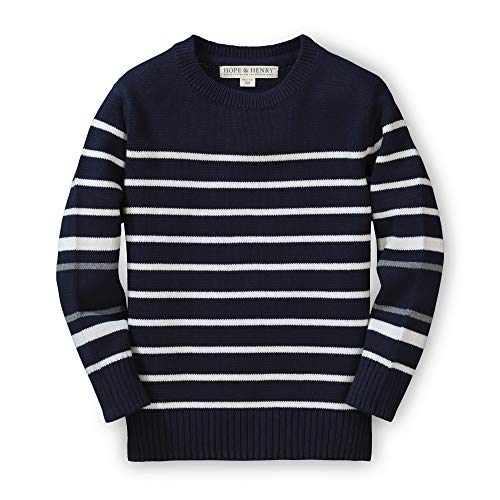 Hope & Henry Boys' Crewneck Pullover Sweater #TOP1