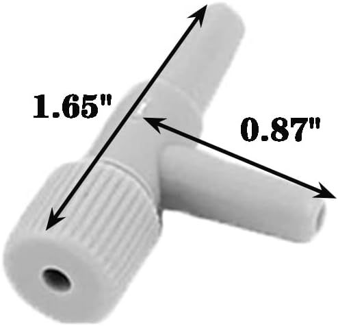AQUANEAT Aquarium Control Valve 20PCS,Fish Tank 2 way Valves for 3/16 Airline Tubing, Plastic Air Regulator, for Aquarium Air Pump Accessories